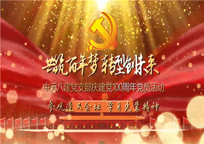 evo视讯八建党支部庆党建100周年党员活动